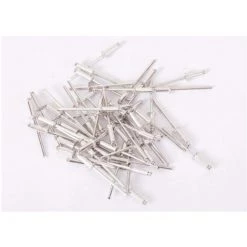 HELIOTRADE Pince à Riveter Professionnelle En Acier Laqué + 50 Rivets -Pince et tenaille Soldes 10657187 5