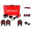 Rothenberger ROMAX 4000 Sertisseuse Sans Fil TH EU 18 V Li-Ion Pour Raccords + Coffret De Transport + 1x Batterie 4,0 Ah + Chargeur + 3x Mâchoires De Pressage TH ( 1000001925 )