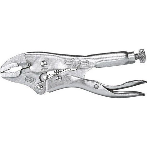 VISE-GRIP Pince-étau à Embouts Courbés, IRWIN, Long. : 125 Mm, Capacité De Serrage 29 Mm 1 VISE-GRIP Pince-étau à Embouts Courbés, IRWIN, Long. : 125 Mm, Capacité De Serrage 29 Mm