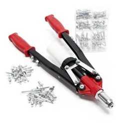 WILTEC Pince à Rivet Aveugle Pince à Levier 150 Pièces Aluminium Rivets Borgnes