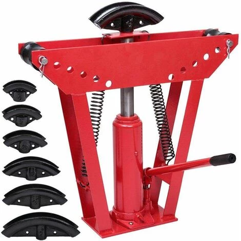 Varan Motors - NETB-02 Cintreuse Hydraulique, Presse à Cintrer, Pression 12 Tonnes Avec 6 Matrices - Rouge 1 Varan Motors - NETB-02 Cintreuse Hydraulique, Presse à Cintrer, Pression 12 Tonnes Avec 6 Matrices - Rouge