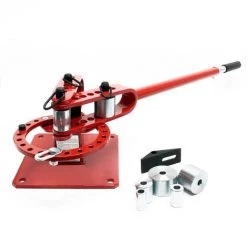 WILTEC Cintreuse Manuelle De Tubes Presse à Cintrer Pour Acier Plat, Rond & Carré Outil Universel