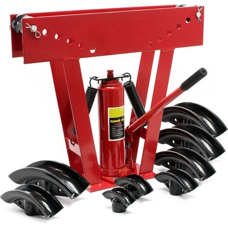 WILTEC Cintreuse De Tubes Hydraulique Jusqu'à 16 Tonnes Angle 90° Avec 8 Matrices Presse à Cintrer 1 WILTEC Cintreuse De Tubes Hydraulique Jusqu'à 16 Tonnes Angle 90° Avec 8 Matrices Presse à Cintrer