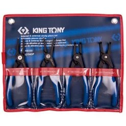KING TONY Trousse De 4 Pinces Circlips à Ressorts Cachés
