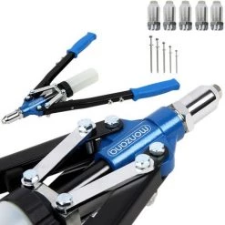 DEUBA Pince à Riveter Avec 5 Rivets, Clé à Rivet Et Récipient De Collecte -Pince et tenaille Soldes 18476382 3