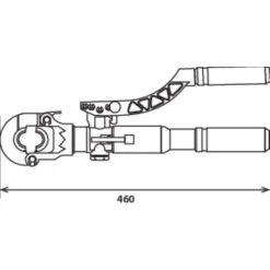 SOMATHERM FOR YOU Pince à Sertir Hydraulique Pour Raccords PER Et Multicouche Ø12 à 32 - Type H - BRUT -Pince et tenaille Soldes 18642223 4