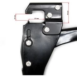 WILTEC Pince à Sertir Pince Pose à Sec Pince à Sertir Les Profilés 350 Mm -Pince et tenaille Soldes 1952367 4