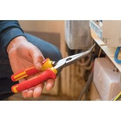 Pince à Becs 1/2 Ronds Longs Coudés - 200 Mm - Isolée 1000V - Tête Chromée Et Inoxydable - STANLEY, 0-84-008 7 Pince à Becs 1/2 Ronds Longs Coudés - 200 Mm - Isolée 1000V - Tête Chromée Et Inoxydable - STANLEY, 0-84-008 -Pince et tenaille Soldes 24134590 3