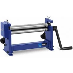 MSW Cintreuse à Rouleaux Machine à Cintrer Manuelle Pose Avec Étau / Vis 310 X 1 Mm - Rouge, Argent