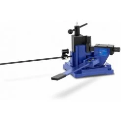 MSW Cintreuse Plieuse Presse À Cintrer Manuelle Acier Plat Rond Carré 100 Mm 120° - Bordeaux, Gris, Argent