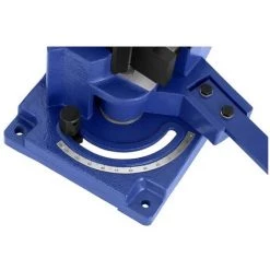 MSW Cintreuse Plieuse Presse À Cintrer Manuelle Acier Plat Rond Carré 100 Mm 120° - Bordeaux, Gris, Argent -Pince et tenaille Soldes 24393473 5