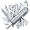 Couteau Suisse De Poche Victorinox Swiss Champ 1.6794.T7 Silver / Clear Avec 31 Fonctions. Comprend Une Pince Multi-usages Et Un Mini-tournevis.