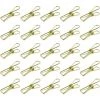 BEARSU Paquet De 25 Or Petit Clips Métalliques - Polyvalent Clips Utilitaires