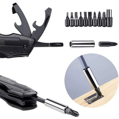 LONGZIMING 5 En 1 Couteau Multifonction, Couteau Pliant Pince Multifonction De Poche Avec Ouvre-Boîte, Tournevis Pour Activités Extérieures, Camping,Randonnée(Sécurité Intégrée & Pochette De Ceinture) 4 LONGZIMING 5 En 1 Couteau Multifonction, Couteau Pliant Pince Multifonction De Poche Avec Ouvre-Boîte, Tournevis Pour Activités Extérieures, Camping,Randonnée(Sécurité Intégrée & Pochette De Ceinture) – Image 4