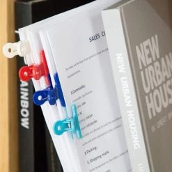 FIZZ Couleur Billets Ronds En Plastique Taille De Clip En Metal Six Couleurs Melangees Portable Bureau D'Etude Papeterie D'Affaires, Multicolore, 51Mm 12Pcs 8 FIZZ Couleur Billets Ronds En Plastique Taille De Clip En Metal Six Couleurs Melangees Portable Bureau D'Etude Papeterie D'Affaires, Multicolore, 51Mm 12Pcs -Pince et tenaille Soldes 26705260 4