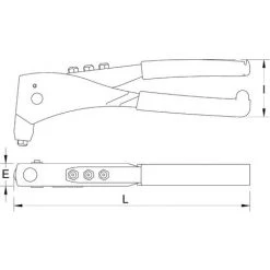 MOB OUTILLAGE MOB - Coffret Pince à Riveter + 500 Rivets - Réf: 9350005001 -Pince et tenaille Soldes 26872231 3