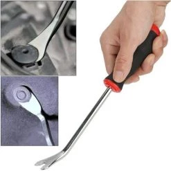 LANGRAY Pied De Biche En Acier,Outil De Rivet Démolition Pour Démontage De Tournevis De Garniture De Boucle De Réparation De Porte De Voiture -Pince et tenaille Soldes 27074746 5