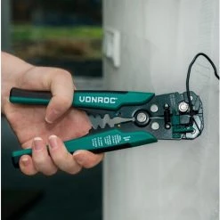 VONROC Pince à Sertir Automatique Professionnelle - Pince à Raccourcir Et à Isoler - Lot De 270 Accessoires De Cosses à Sertir Inclus -Pince et tenaille Soldes 27975262 3