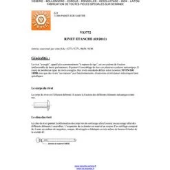 VIS EXPRESS RIVET ETANCHE GOSTOP ALUMINUM TIGE ACIER TETE PLATE 4.8X18 | Conditionnement: 100 Pieces -Pince et tenaille Soldes 27988608 4