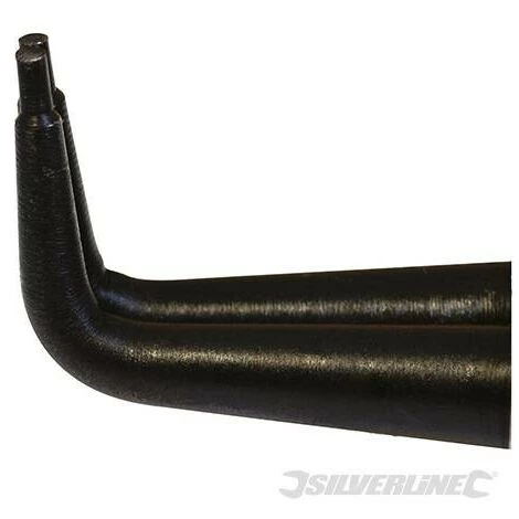 SILVERLINE Pince à Bec Courbé Pour Circlips Externes, 180 Mm, 180 Mm 2 SILVERLINE Pince à Bec Courbé Pour Circlips Externes, 180 Mm, 180 Mm – Image 2