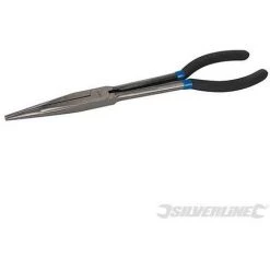 SILVERLINE Pince Longue Portée D'électronicien, Droite, Droite