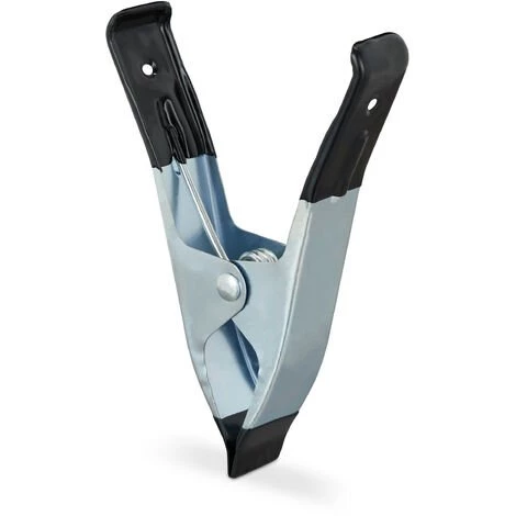 Relaxdays Pinces En Métal, Ressorts, En Jeu De 6, Envergure De 50 Mm, Images, Piscine, Barrettes 145 Mm;noir 2 Relaxdays Pinces En Métal, Ressorts, En Jeu De 6, Envergure De 50 Mm, Images, Piscine, Barrettes 145 Mm;noir – Image 2