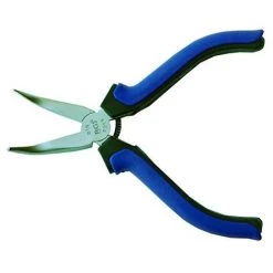 BGS TECHNIC L'ÉLECTRONIQUE-PINCE À BEC PLAT AVEC RESSORT, 125 MM