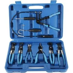 BEARSU 9 Pièces Kit De Pinces Pour Mini-colliers De Serrage Et Tournevis, Outil De Serrage