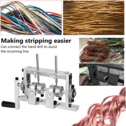 HAPPYSHOPPING Machine Manuelle A Denuder Les Fils A Double Usage Peut Etre Connecte A Une Perceuse Electrique Manuelle Pour Entrainer La Plage De Denudage Des Fils De 1 A 30 Mm De Diametre, Unipolaire - Unipolaire 9 HAPPYSHOPPING Machine Manuelle A Denuder Les Fils A Double Usage Peut Etre Connecte A Une Perceuse Electrique Manuelle Pour Entrainer La Plage De Denudage Des Fils De 1 A 30 Mm De Diametre, Unipolaire - Unipolaire -Pince et tenaille Soldes 30448785 5