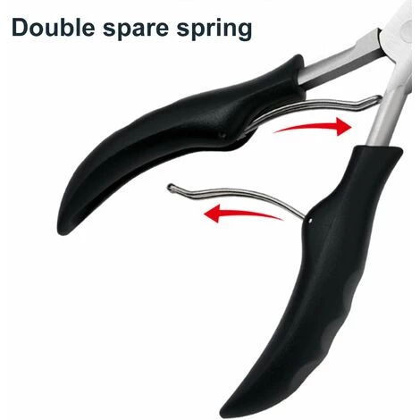 HAPPYSHOPPING Pince Olecrane En Acier Inoxydable, Coupe-ongles Pour Fossea Ongles, Cueilleur De Clous, Bleu - Bleu 2 HAPPYSHOPPING Pince Olecrane En Acier Inoxydable, Coupe-ongles Pour Fossea Ongles, Cueilleur De Clous, Bleu - Bleu – Image 2