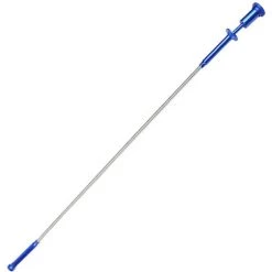 BETTERLIFE Outil De Ramassage Magnétique Ramasseur , Pliable Souple Avec Bulles LED, Assistance Longue Portée Flexible Pour Ramasser Petits Déchets/Évier - Bleu