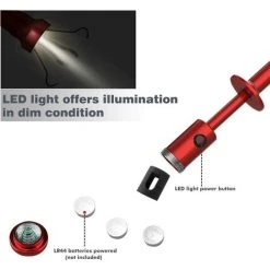 ILOVEMILAN Outil De Ramassage Magnétique Ramasseur, Pliable Souple Avec Bulles LED, Assistance Longue Portée Flexible Pour Ramasser Petits Déchets/Évier - Rouge 7 ILOVEMILAN Outil De Ramassage Magnétique Ramasseur, Pliable Souple Avec Bulles LED, Assistance Longue Portée Flexible Pour Ramasser Petits Déchets/Évier - Rouge -Pince et tenaille Soldes 31025103 3