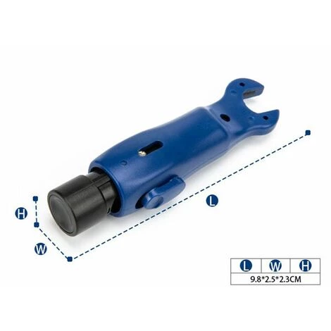 COOFIX Dénudeur De Fils, Dénudeur De Fils Multifonction Manuel Coaxial, Dénudeur De Fils Réseau 2 COOFIX Dénudeur De Fils, Dénudeur De Fils Multifonction Manuel Coaxial, Dénudeur De Fils Réseau – Image 2