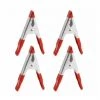 WOLFPACK Set Morsetti Fissaggio Acciaio 100 Mm. 4 Pezzi