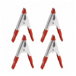 WOLFPACK Set Morsetti Fissaggio Acciaio 100 Mm. 4 Pezzi