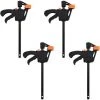 AIDUCHO Lot De 4 Pinces à Cliquet Avec Serrage Rapide Et Facile (4 Pouces)