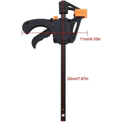 AIDUCHO Lot De 4 Pinces à Cliquet Avec Serrage Rapide Et Facile (4 Pouces) 2 AIDUCHO Lot De 4 Pinces à Cliquet Avec Serrage Rapide Et Facile (4 Pouces) – Image 2