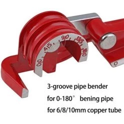 AIDUCHO Taille De La Cintreuse De Tubes Manuelle 3-en-1 1/4 5/16 3/8 Type De Levier à 180 Degrés Courbure Robuste Cuivre Laiton Aluminium Et Métal Doux Pour La Tuyauterie De Gaz à L'eau De CVC -Pince et tenaille Soldes 32752892 3