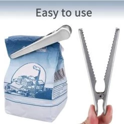 BRIDAY Pince Sachet, 10 Pièces Pince Fermeture Sachet, Clips De Fermeture Sac Alimentaire, Pince Sachet Metal Pour La Alimentaires, Café, Pain Et Sacs De Casse-Croûte -Pince et tenaille Soldes 33487256 5
