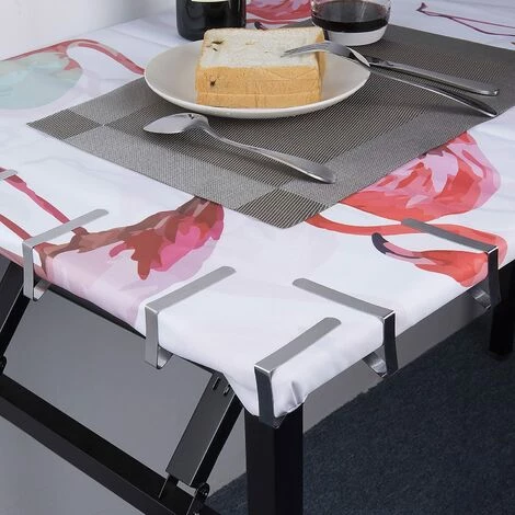 BRIDAY Lot De 24 Pinces à Nappe En INOX Pinces À Nappe De Table Ressort 2 BRIDAY Lot De 24 Pinces à Nappe En INOX Pinces À Nappe De Table Ressort – Image 2