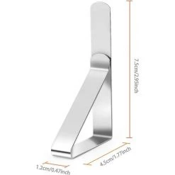 BRIDAY Lot De 24 Pinces à Nappe En INOX Pinces À Nappe De Table Ressort 7 BRIDAY Lot De 24 Pinces à Nappe En INOX Pinces À Nappe De Table Ressort -Pince et tenaille Soldes 33613905 3