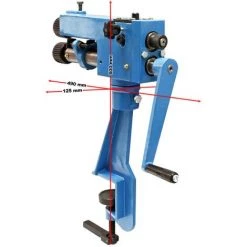 WILTEC Bordeuse Moulureuse Pour Matériaux 0,8mm Profondeur 177mm Et Borne De Serrage Sertissage Nervure -Pince et tenaille Soldes 33986002 5