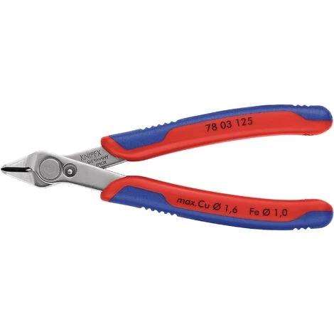 KNIPEX-WERK C. GUSTAV PUTSCH KG Pince Coupante Latérale électronique Super-Knips® Longueur 125 Mm Forme 8 1 KNIPEX-WERK C. GUSTAV PUTSCH KG Pince Coupante Latérale électronique Super-Knips® Longueur 125 Mm Forme 8