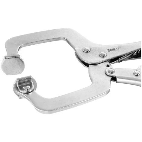 MSW Pince-Étau Soudure Jeu De 3 Pinces De Serrage Verrouillage Carrosserie 250-270mm - Noir, Or 2 MSW Pince-Étau Soudure Jeu De 3 Pinces De Serrage Verrouillage Carrosserie 250-270mm - Noir, Or – Image 2