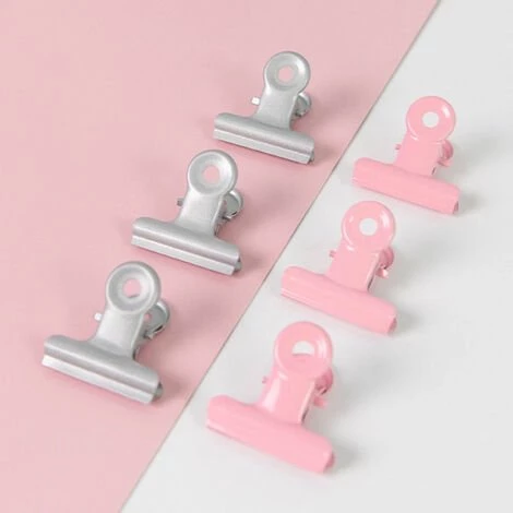 ASUPERMALL Pince En Papier Metal Grands Clips De Liant Colore Blockdog Blockdog Blockdog Bureau Organisateur De Bureau Pour La Photo Fild Etudiants Office De L'Ecole Fourniture De Maison 12Pcs Par Boite 30Mm, Argent+Vert Menthe - Argent+Vert Menthe 2 ASUPERMALL Pince En Papier Metal Grands Clips De Liant Colore Blockdog Blockdog Blockdog Bureau Organisateur De Bureau Pour La Photo Fild Etudiants Office De L'Ecole Fourniture De Maison 12Pcs Par Boite 30Mm, Argent+Vert Menthe - Argent+Vert Menthe – Image 2