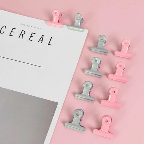 ASUPERMALL Pince En Papier Metal Grands Clips De Liant Colore Blockdog Blockdog Blockdog Bureau Organisateur De Bureau Pour La Photo Fild Etudiants Office De L'Ecole Fourniture De Maison 12Pcs Par Boite 30Mm, Argent+Vert Menthe - Argent+Vert Menthe 5 ASUPERMALL Pince En Papier Metal Grands Clips De Liant Colore Blockdog Blockdog Blockdog Bureau Organisateur De Bureau Pour La Photo Fild Etudiants Office De L'Ecole Fourniture De Maison 12Pcs Par Boite 30Mm, Argent+Vert Menthe - Argent+Vert Menthe – Image 5