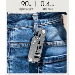 ASUPERMALL 28 En 1 Mini-Mini Edc Multitool Couteau Couteau Pliante Couteau Camping Engrenage De Camping W / Scie / Tournevis / Ouvre-Bouteille / Securite Cadeaux Uniques Pour Homme Dad Mari Boyfriend Exterieur / Camping / Peche / Survival Et Plus -Pince et tenaille Soldes 36776916 5