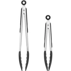 BRIDAY Pinces De Cuisine Verrouillables En Acier Inoxydable De Qualité Supérieure Avec Embouts En Silicone, Ensemble De 2-9" Et 12" -Pince et tenaille Soldes 37005658 5