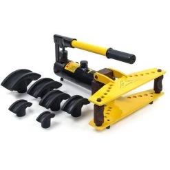 WILTEC XPOtool Presse à Cintrer Hydraulique Cintreuse 6T 6 Matrices Machine Pliage Tubes Ø13-34mm Atelier