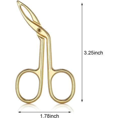 ILOVEMILAN Pince à épiler à Pointe Plate En Ciseaux à Sourcils, 3 Paquets 2 ILOVEMILAN Pince à épiler à Pointe Plate En Ciseaux à Sourcils, 3 Paquets – Image 2